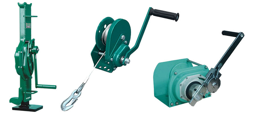 Hand Operated & Brake Winches - All Lifting